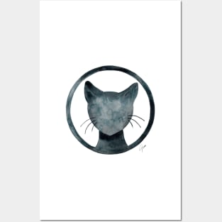 kitty cat Posters and Art